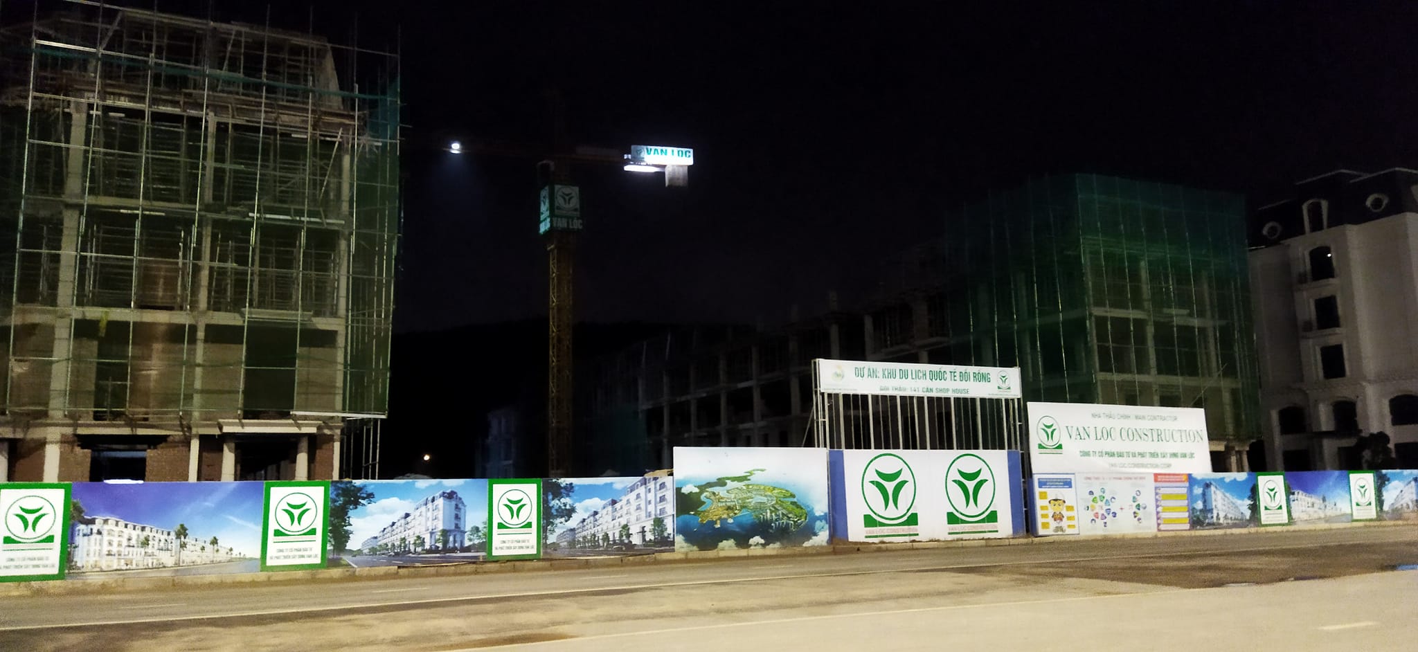 Khu Shophouse đang xây dựng