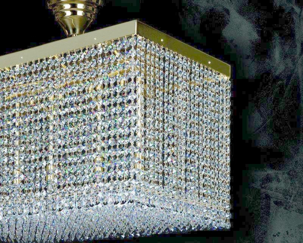 Crystal Light Fitting LEANDRA 350x600