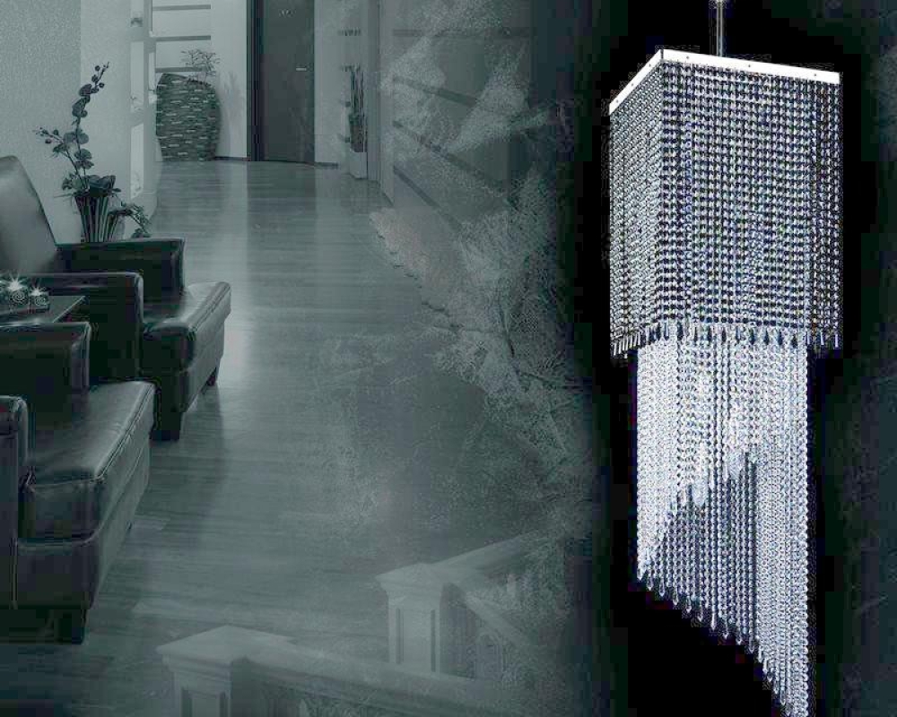 Crystal Light Fitting AMBRA nickel